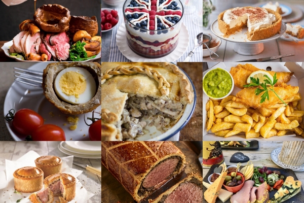 Gurmánské speciality Velké Británie